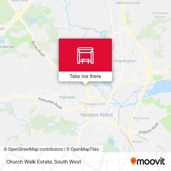Church Walk Estate map