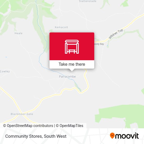 Community Stores map