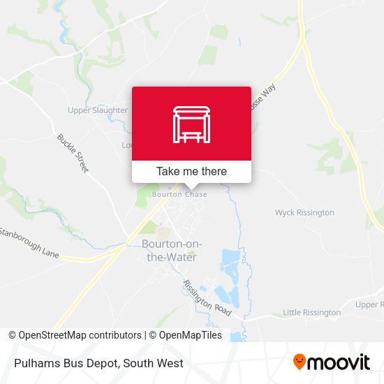 Pulhams Bus Depot map