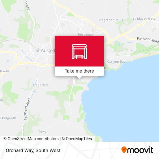 Orchard Way map