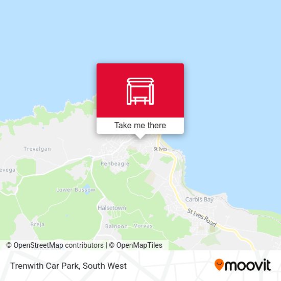 Trenwith Car Park map
