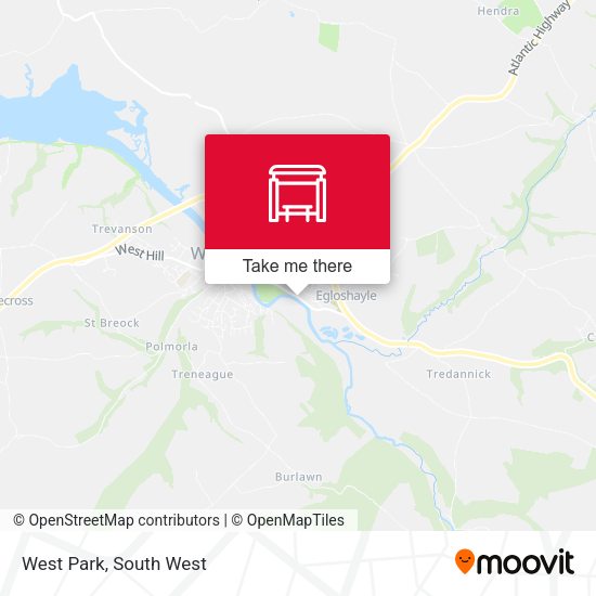 West Park map