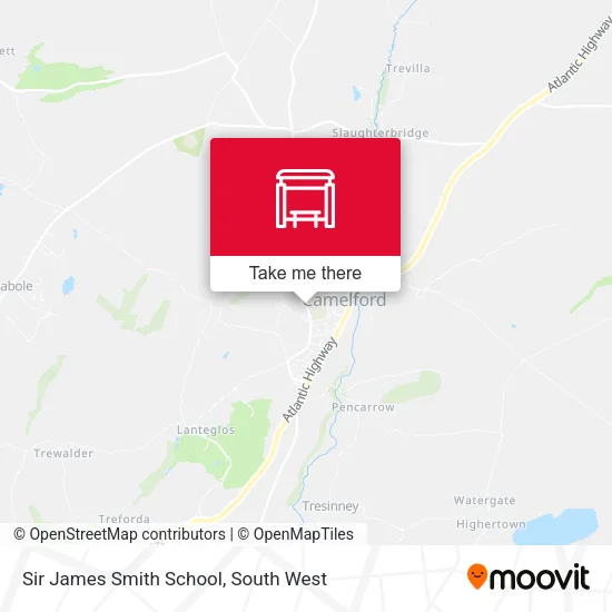 Sir James Smith School map