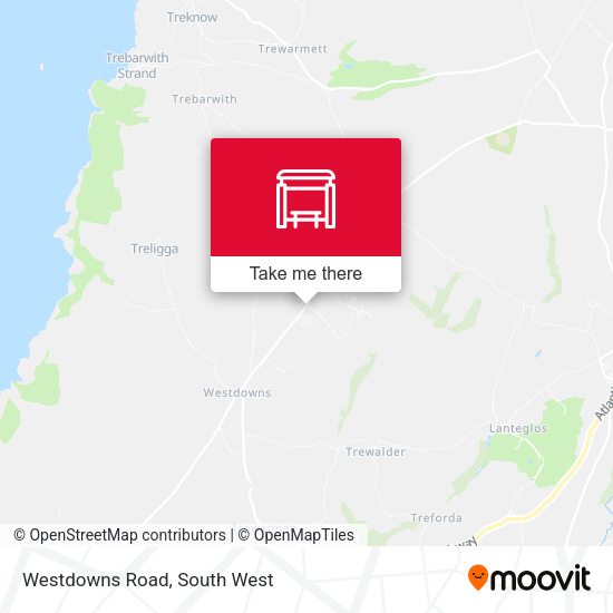 Westdowns Road map