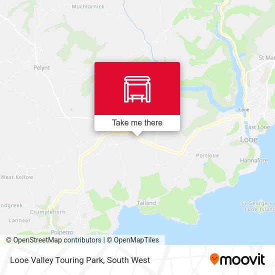 Looe Valley Touring Park map