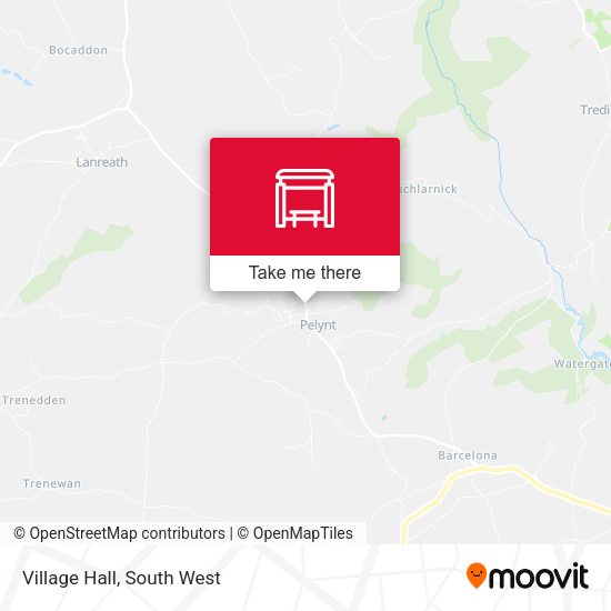 Village Hall map