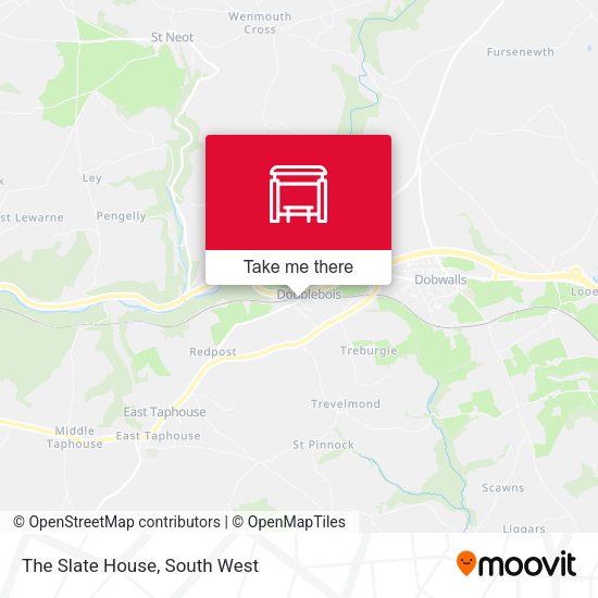 The Slate House map