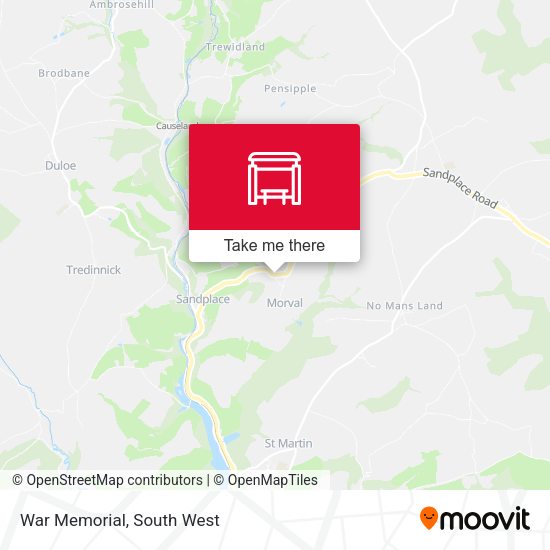 War Memorial map