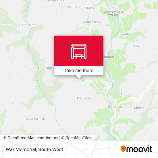 War Memorial map