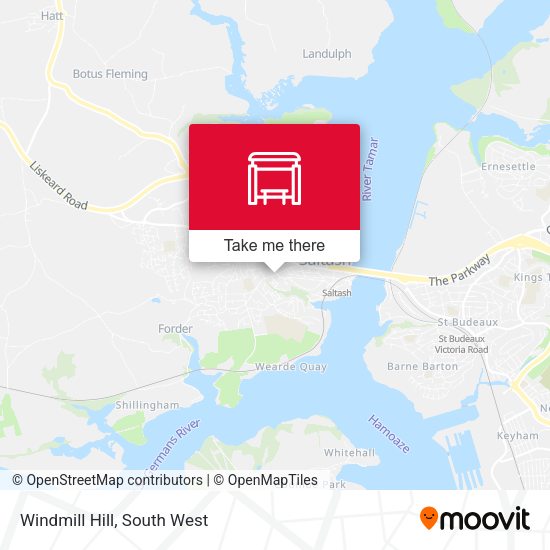 Windmill Hill map