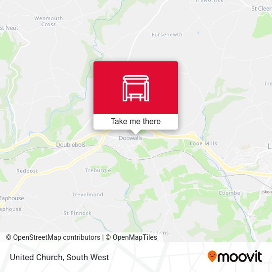 United Church map