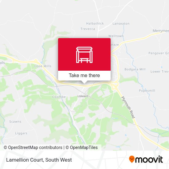 Lamellion Court map