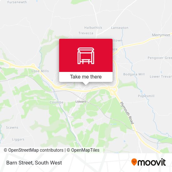 Barn Street map