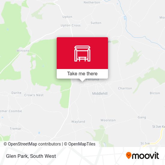 Glen Park map