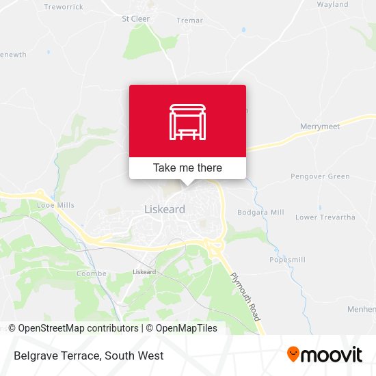 Belgrave Terrace map