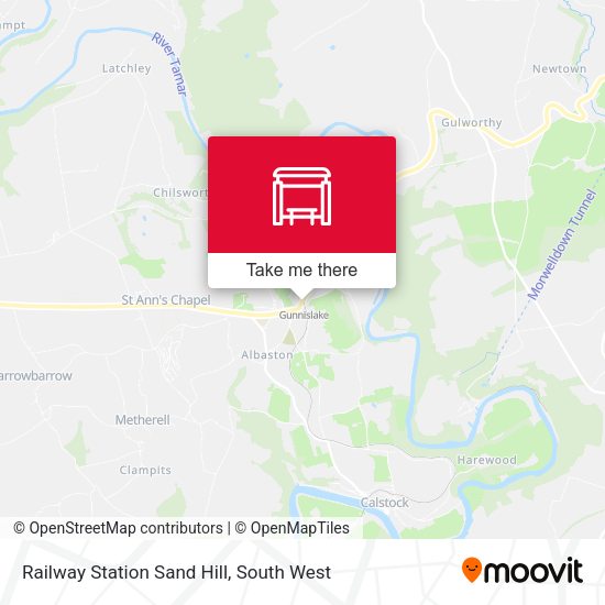 Railway Station Sand Hill map