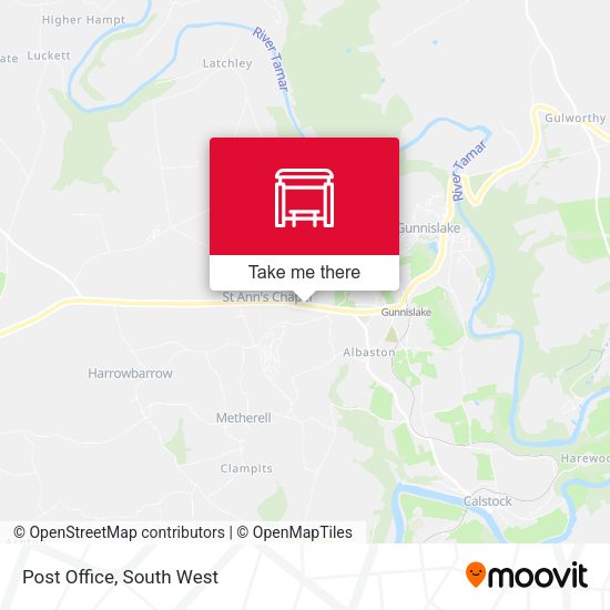 Post Office map