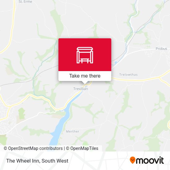 The Wheel Inn map