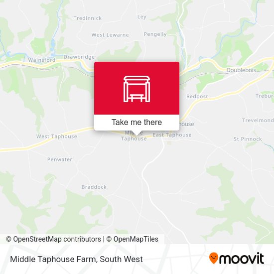 Middle Taphouse Farm map