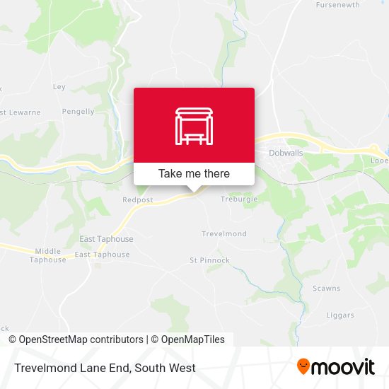 Trevelmond Lane End map