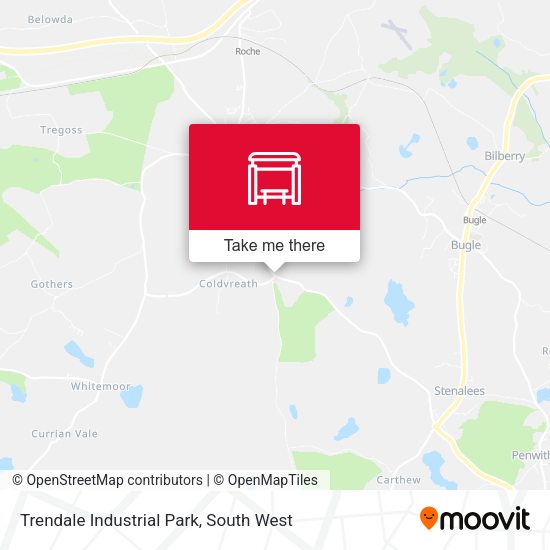 Trendale Industrial Park map