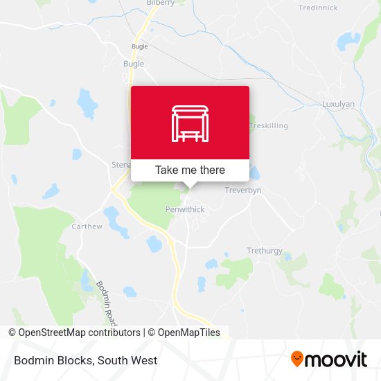 Bodmin Blocks map