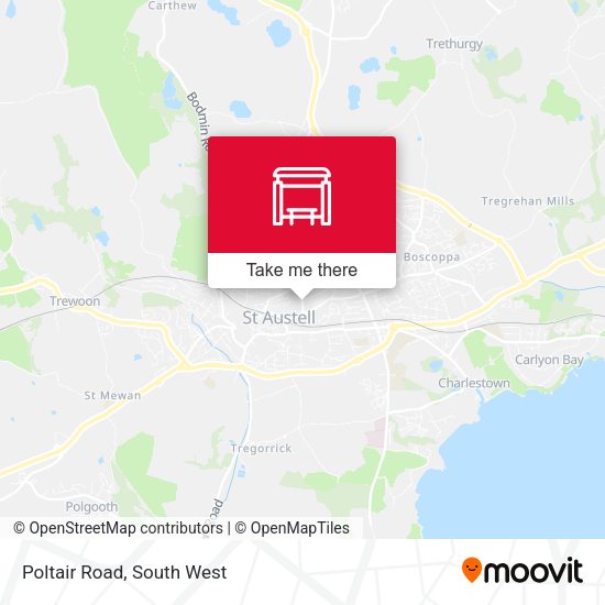 Poltair Road map