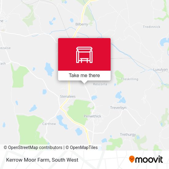 Kerrow Moor Farm map
