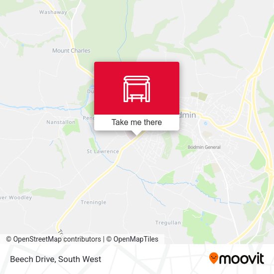 Beech Drive map