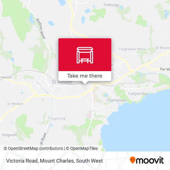 Victoria Road, Mount Charles map