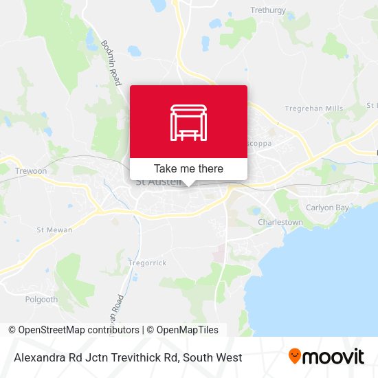 Alexandra Rd Jctn Trevithick Rd map