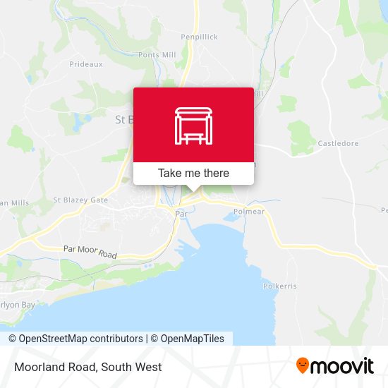 Moorland Road map