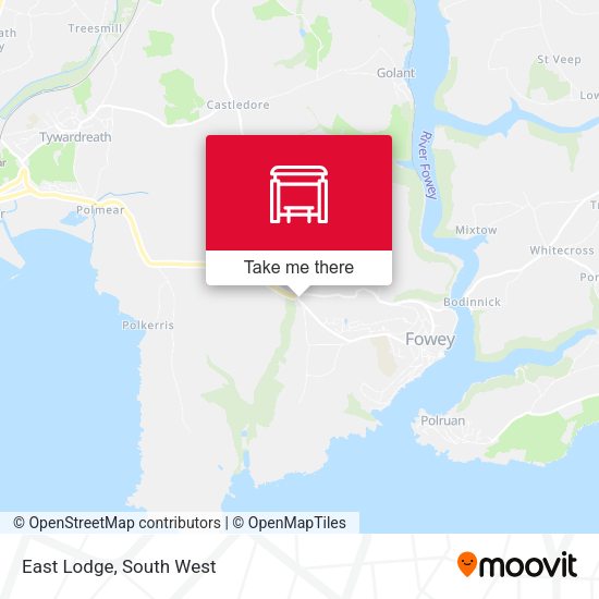 East Lodge map