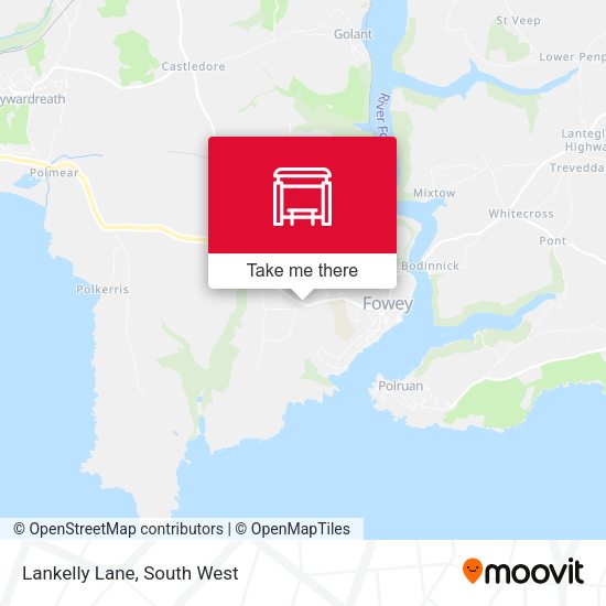 Lankelly Lane map