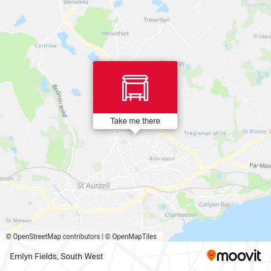 Emlyn Fields map