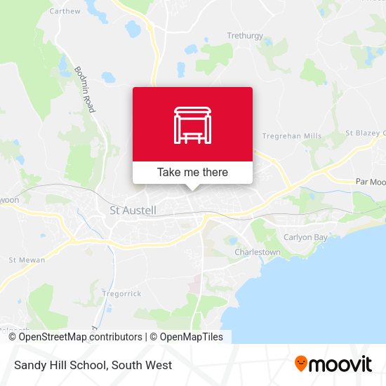Sandy Hill School map