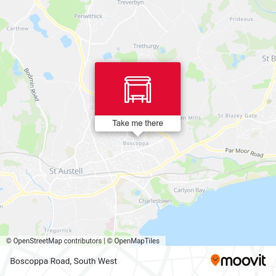 Boscoppa Road map