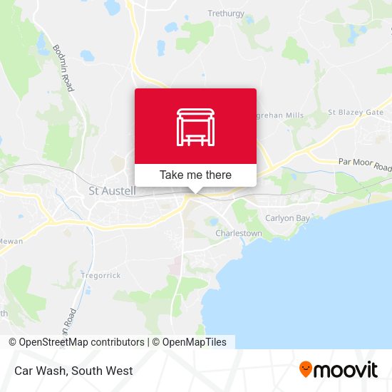 Car Wash map