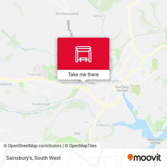 Sainsbury's map