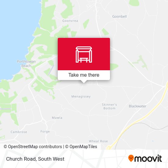 Church Road map