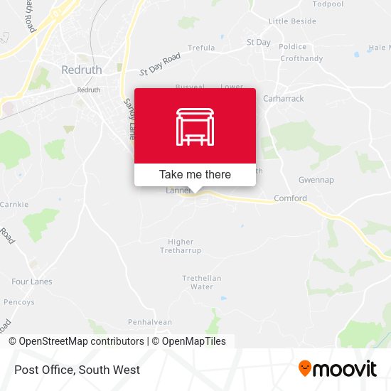 Post Office map