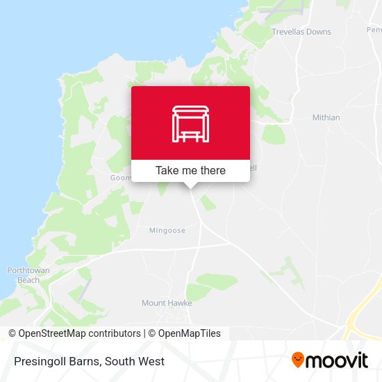 Presingoll Barns map