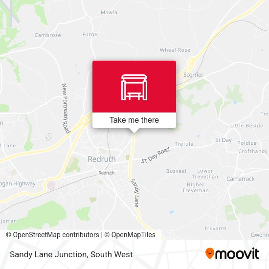 Sandy Lane Junction map