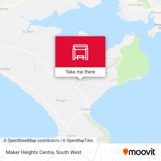 Maker Heights Centre map