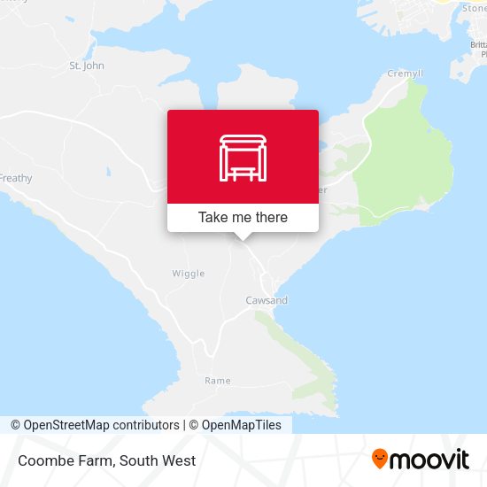 Coombe Farm map