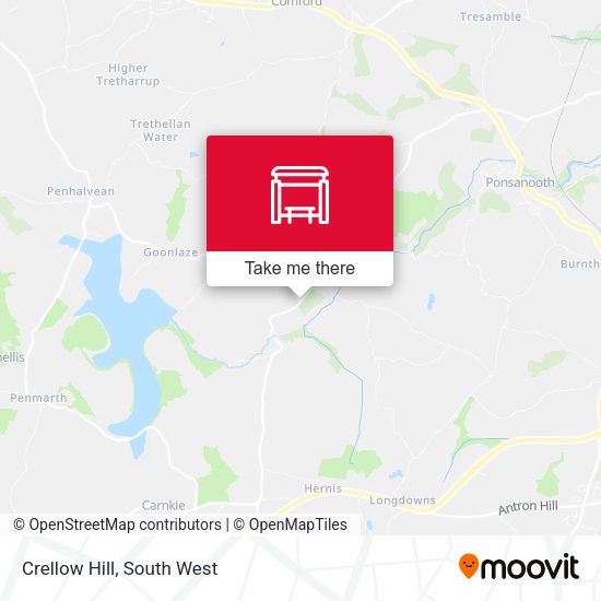 Crellow Hill map