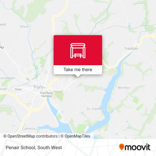 Penair School map