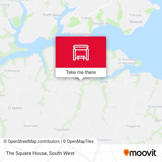 The Square House map