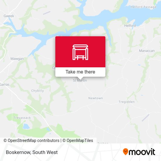 Boskernow map