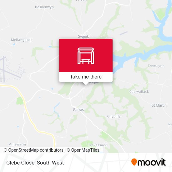 Glebe Close map